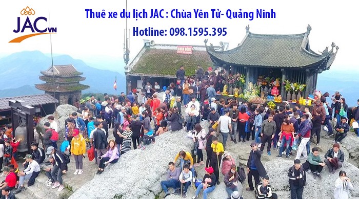Khách thuê xe du lịch tham quan lễ hội chùa Yên Tử tại JAC,1 trong những chùa nổi tiếng linh thiêng Miền Bắc