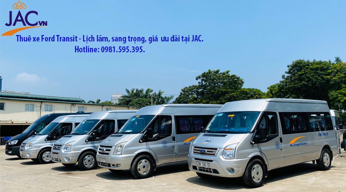 Thuê xe Thuê xe 16  chỗ  Ford Transit Hà Nội- Chùa Ba Vàng- Yên Tử tại JAC