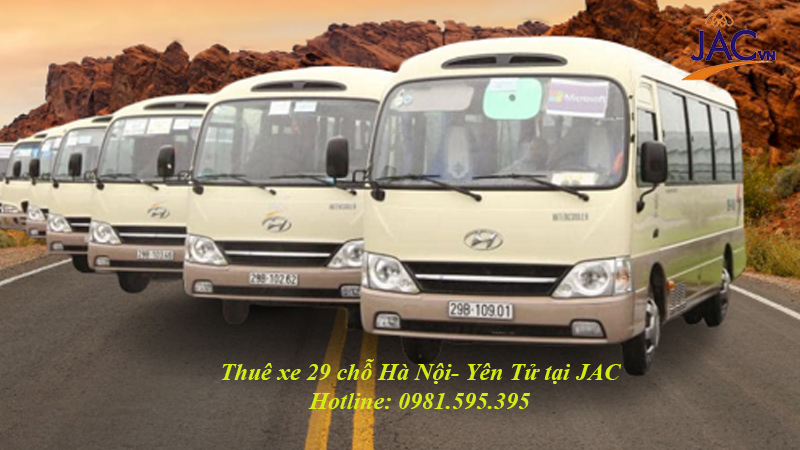 Vận tải JAC là địa chỉ uy tín, chuyên cho thuê xe 29 chỗ giá rẻ tại Hà Nội.