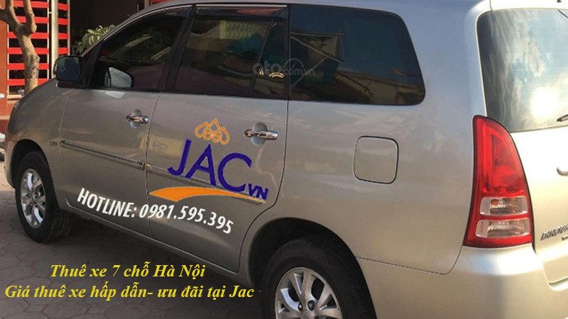 JAC luôn là một trong những đơn vị hàng đầu và được nhiều khách hàng lựa chọn để thuê xe, trong đó loại xe 7 chỗ là ví dụ điển hình