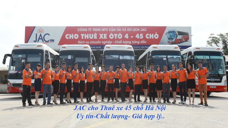 Thuê xe Hà Nội tại JAC - Đội ngũ nhân viên tận tình, chuyên nghiệp