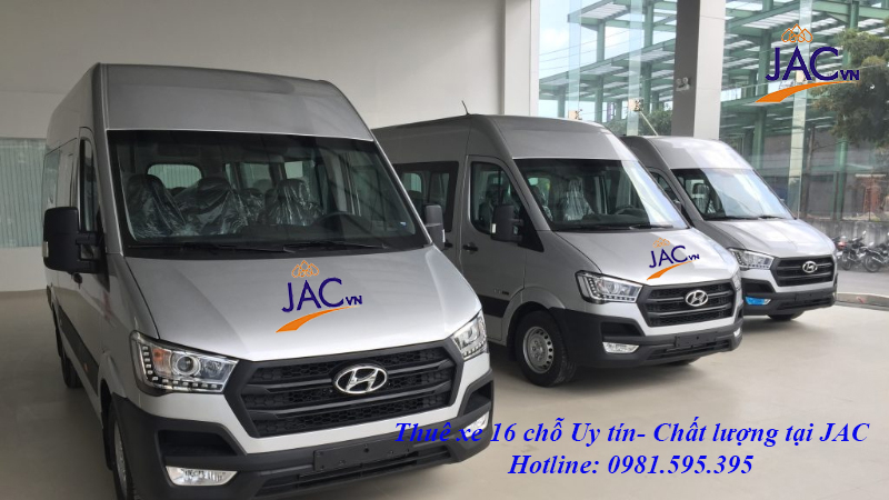 Vận tải JAC cung cấp nhiều dịch vụ thuê xe du lịch 16 chỗ Hà Nội Huyndai Solati hấp dẫn.