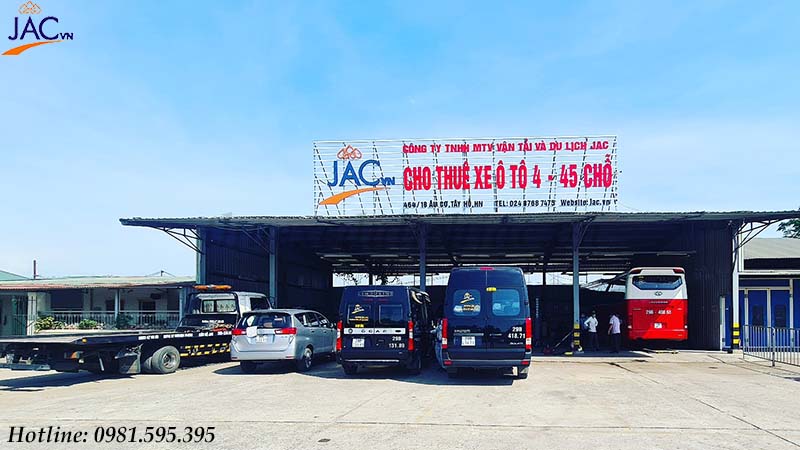 Dịch vụ thuê xe du lịch tại JAC, chất lượng hàng đầu
