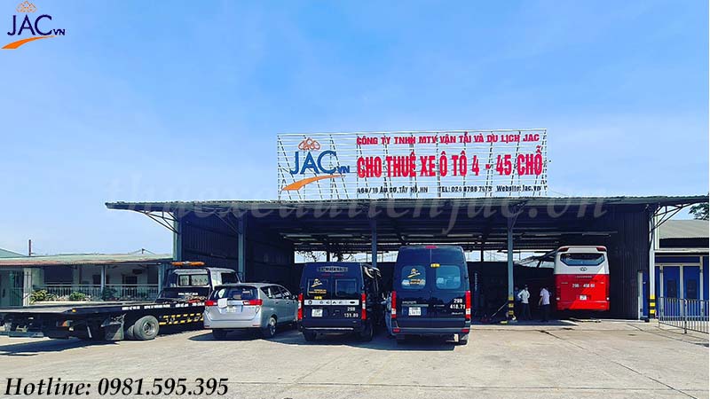 JAC- Địa chỉ thuê xe du lịch uy tín hàng đầu Hà Nội
