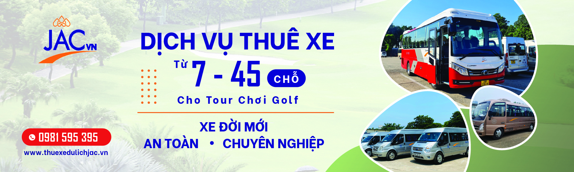Thuê xe đưa đón sân bay Hà Nội – Xe từ 4 đến 45 chỗ
