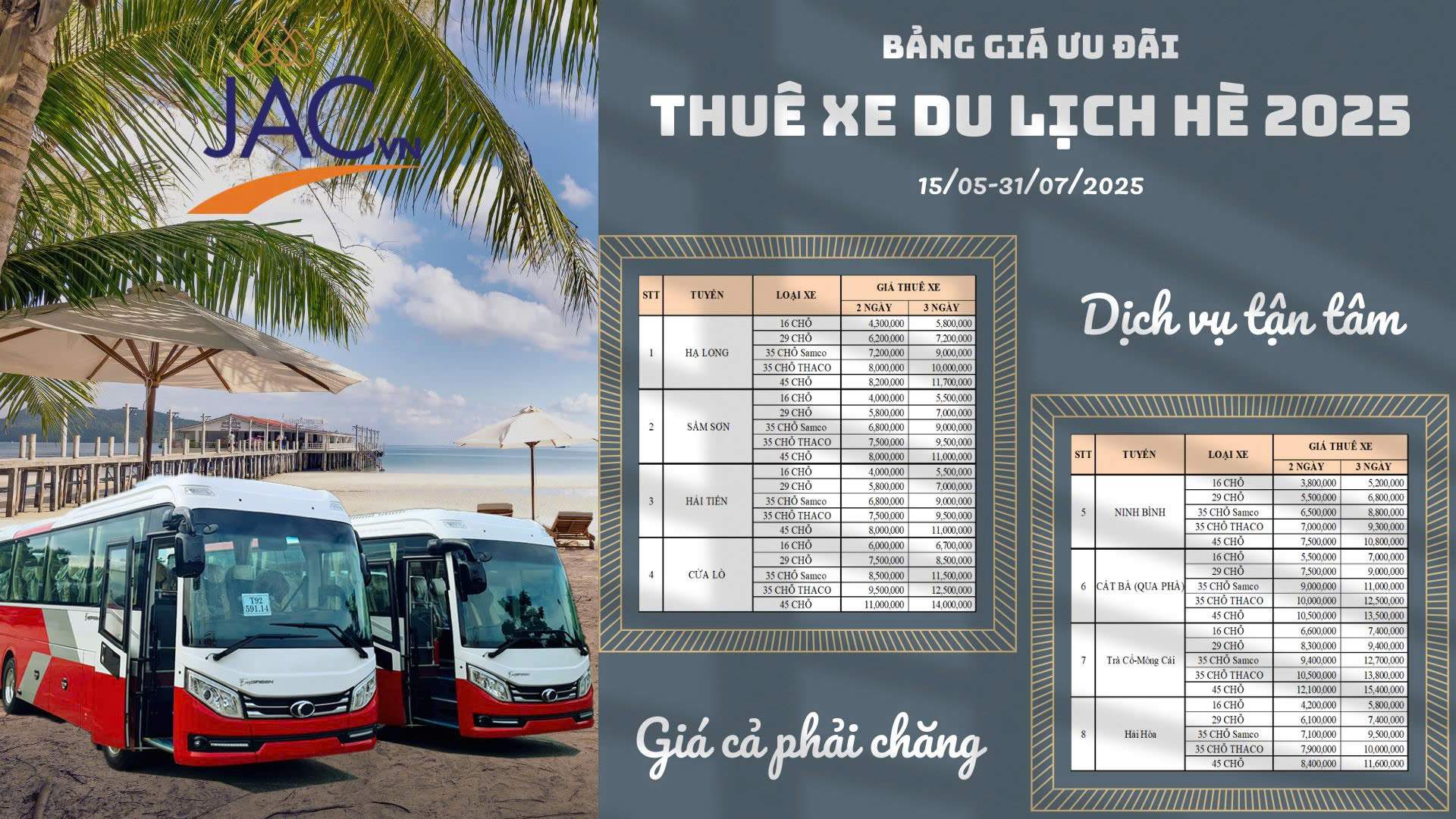 Giá thuê xe 45 chỗ 1 ngày – Lựa chọn cho hành trình thoải mái và tiết kiệm