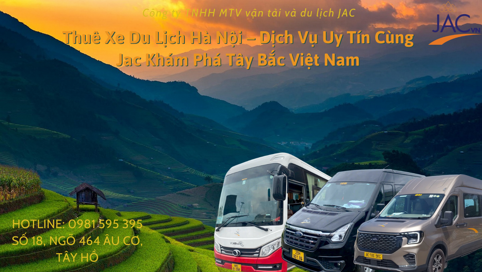 Thuê Xe Du Lịch Hà Nội – Dịch Vụ Uy Tín Cùng Jac Khám Phá Việt Nam